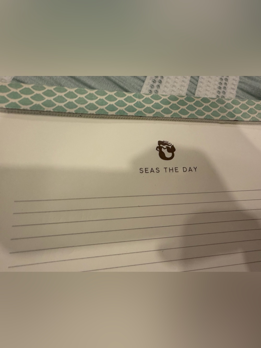 Spartina 449 Green and Pink Sea Life Print Portfolio Folder Notebook - Picture 4 of 8